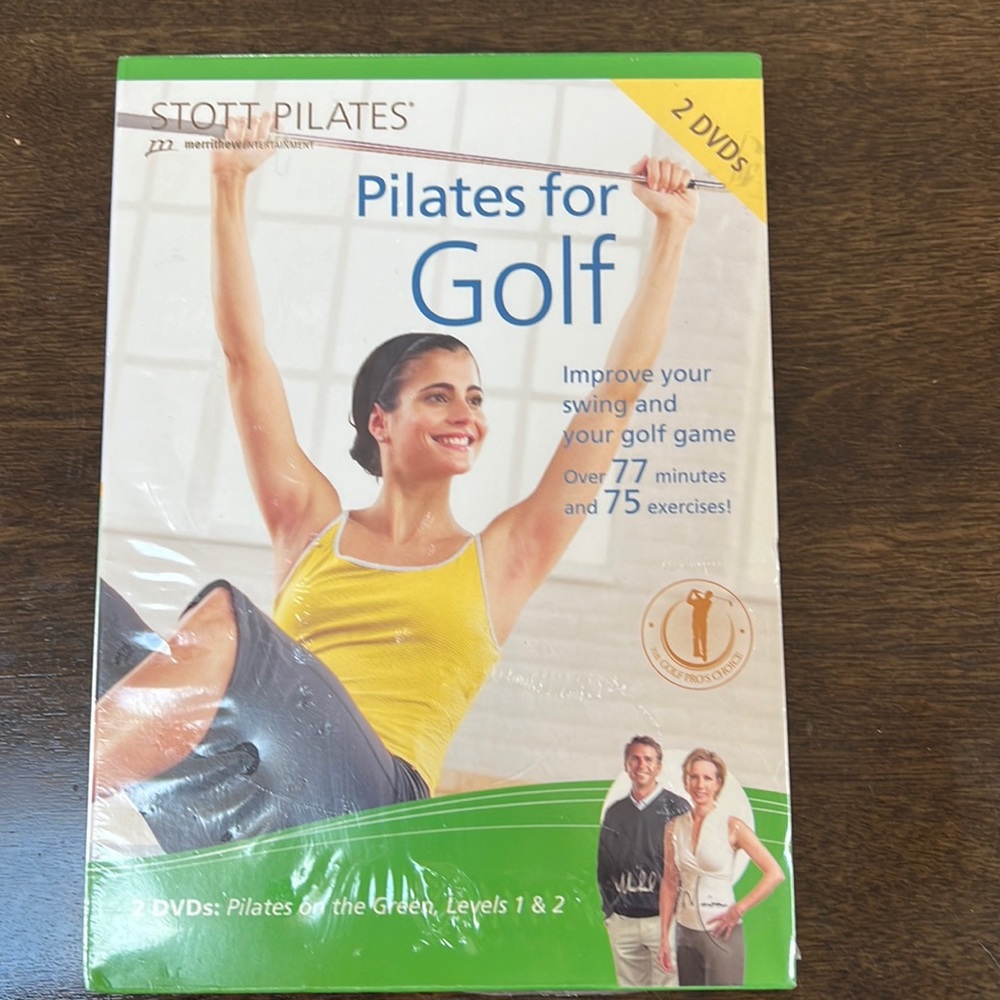 Pilates for Golf 2 DVD set NEW unopened